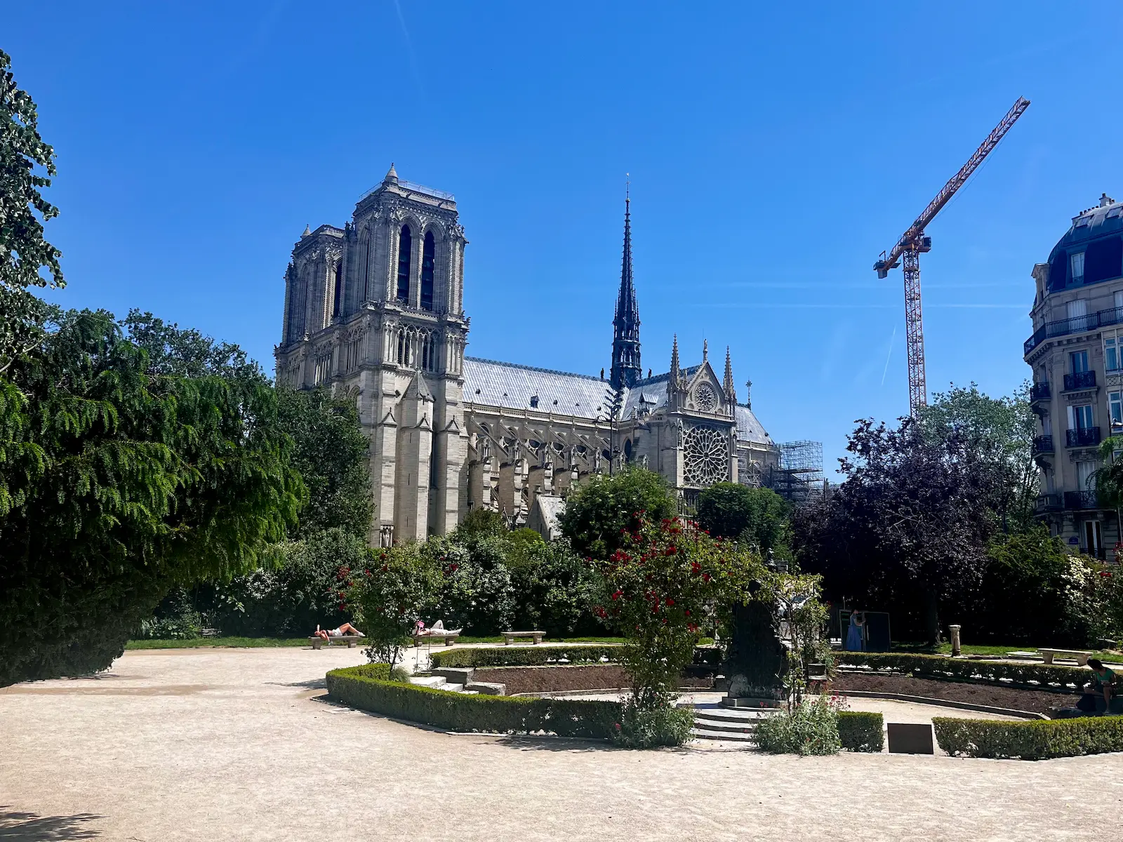 Notre-Dame seen from the square